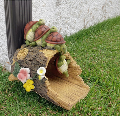 Turtle Statues Gutter Downspout Extension Statues Garden Decoration,Resin Statue Outdoor