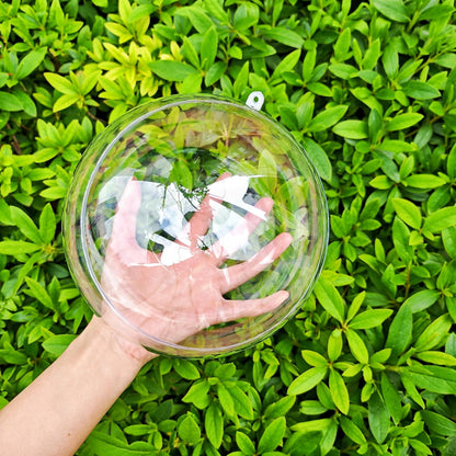 Acrylic Hollow Ball, Clear Plastic Fillable Ornaments Ball, DIY Clear Plastic Balls for New Years
