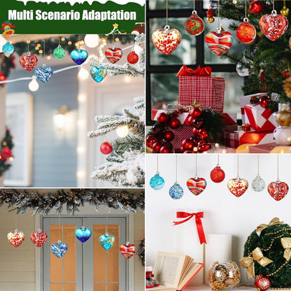 Hand Blown Glass Gazing Balls for Garden Hanging Friendship Balls Christmas Ball Ornaments for Xmas