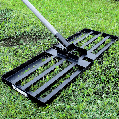 Walensee Lawn Leveling Rake, 7FT 30"x10" Levelawn Tool, Heavy Duty Effort Saving Lawn Level Tool