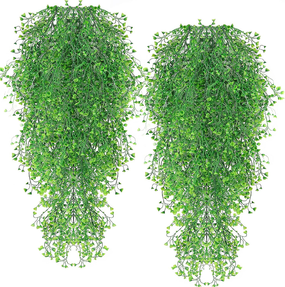 RECUTMS 4Pcs Artificial Hanging Plants Faux Hanging Greenery Ivy Decor Artificial Hanging Vines
