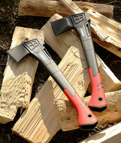 ARES 45005 – 18-Inch Chopping Axe – Lightweight Fiberglass Handle Construction – High-Carbon Steel