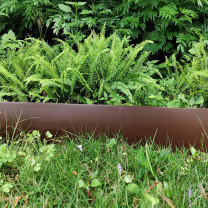Landscape Edging Kit,20FT Plastic Garden Edging with 25 Stakes,4.5 Inch Tall Lawn Edging for