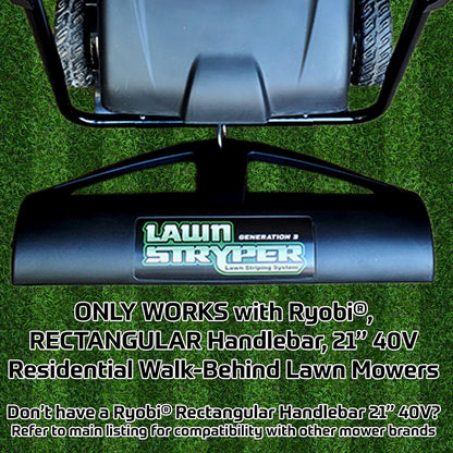 Lawn Stryper- Generation 3 Lawn Striping System/Stripe Your Lawn Like A Ballpark/ONLY Works with
