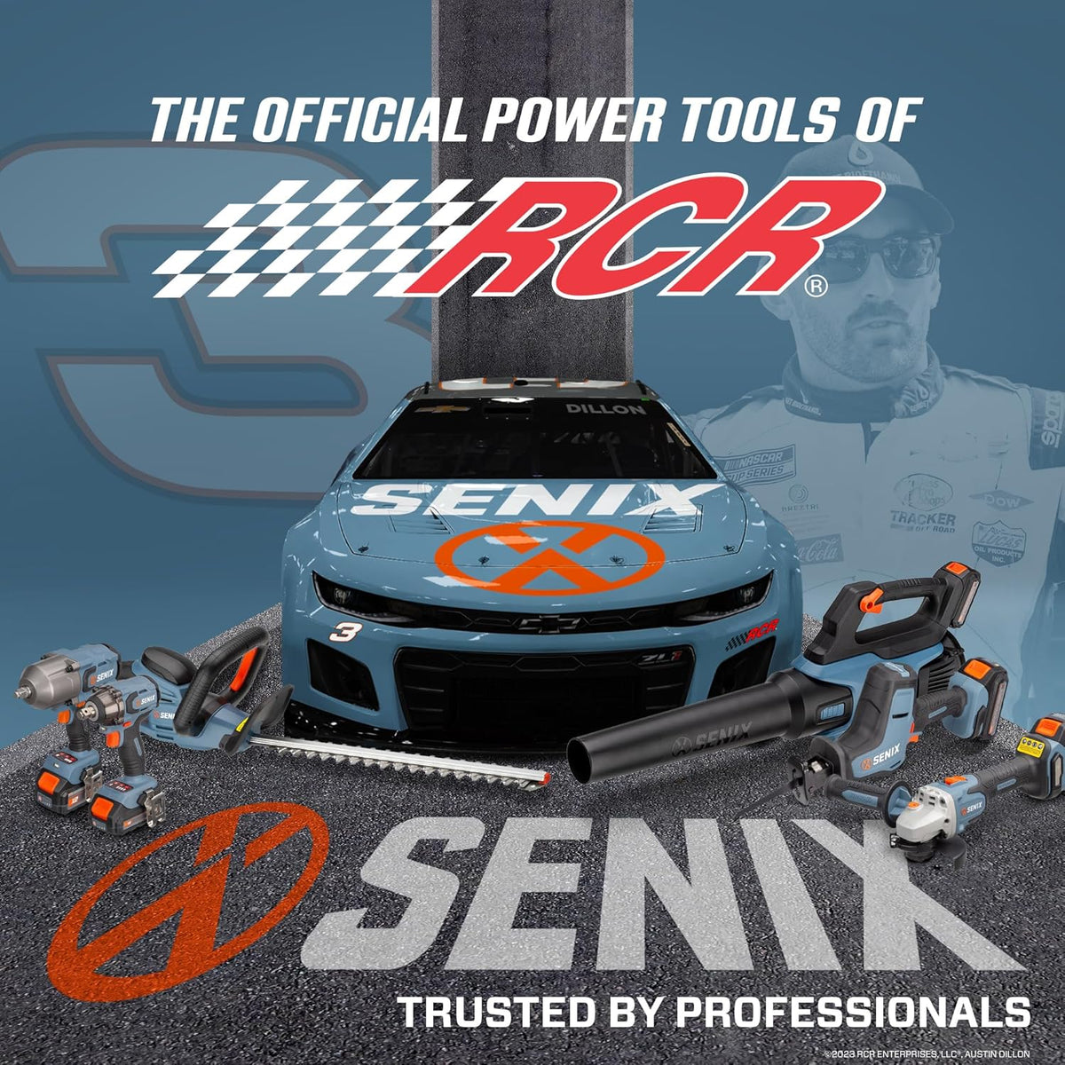 SENIX X2 20 Volt Max* 3-Piece Cordless Power Tool Combo Kit with Battery Powered 10" String