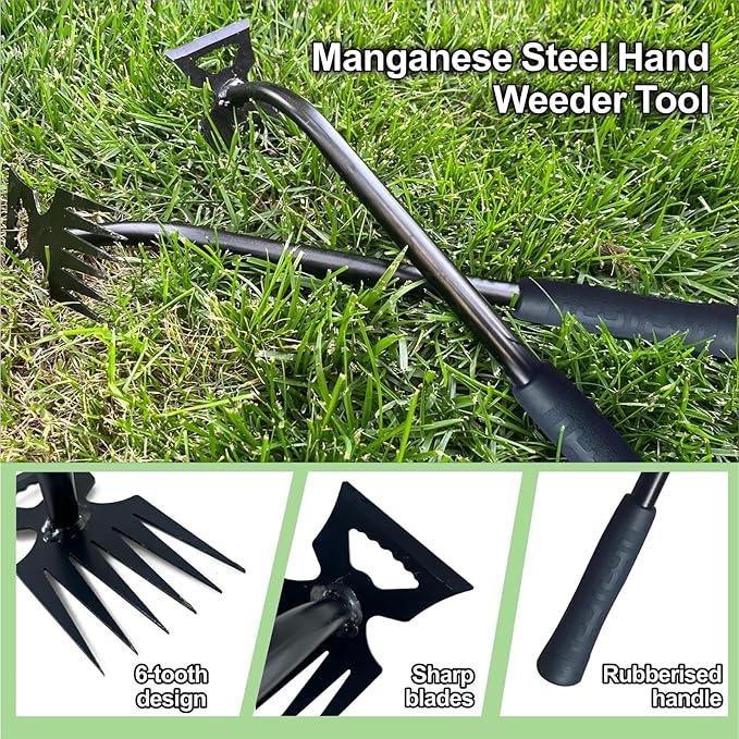 Weed Puller Tool-2Pcs Gardening Hand Weeder Tools, 2025 New Weeding Artifact Uprooting Weeding