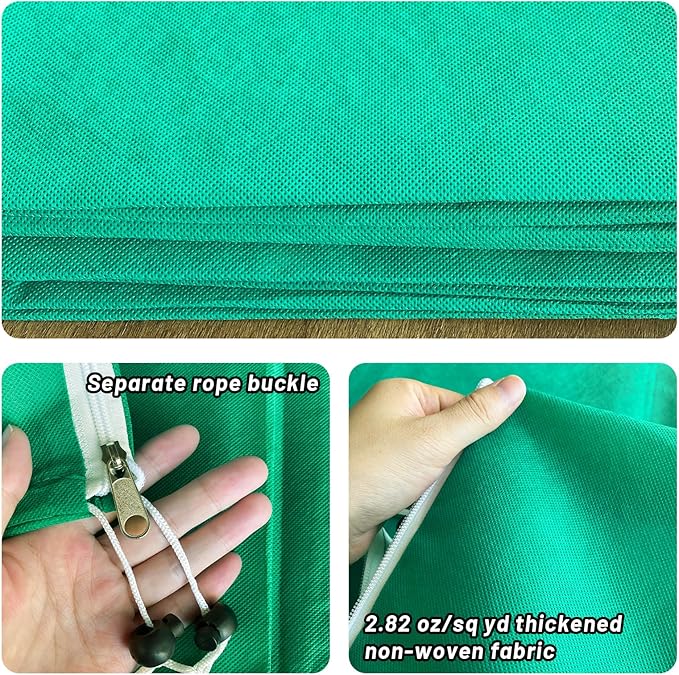 4 Pack Plant Covers Freeze Protection(71" x 47.3"),2.82 oz/sq yd Non-Woven Fabric,Frost Covers with