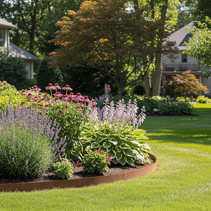Worth Garden 20ft. Galvanized Steel Landscape Edging - 6-Pack 6.5" x 40" Metal Edging for