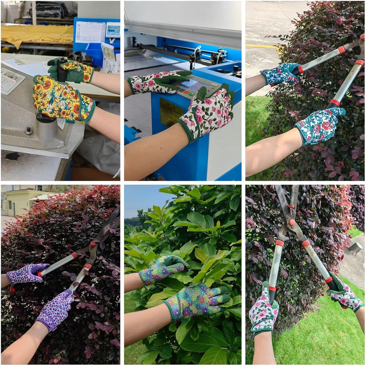 Thorn Proof&Puncture Resistant Gardening Gloves with Grip,Garden Gloves for Women, Leather Work