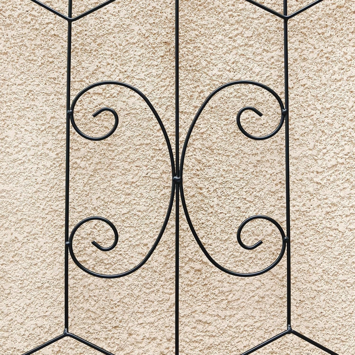 2 Pack 87x20in Garden Trellises with Black Metal Coating, Trellis for Climbing Plants Outdoor