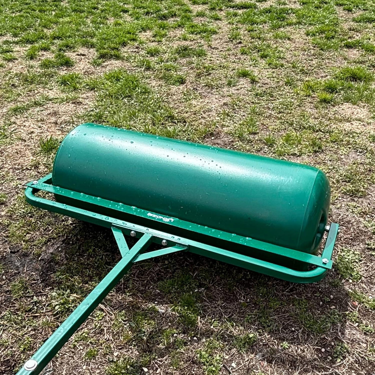 Landzie 36 Inch Poly Lawn Roller – 21.1 Gallon Heavy Duty Sod and Yard Roller for Boosting Seed to