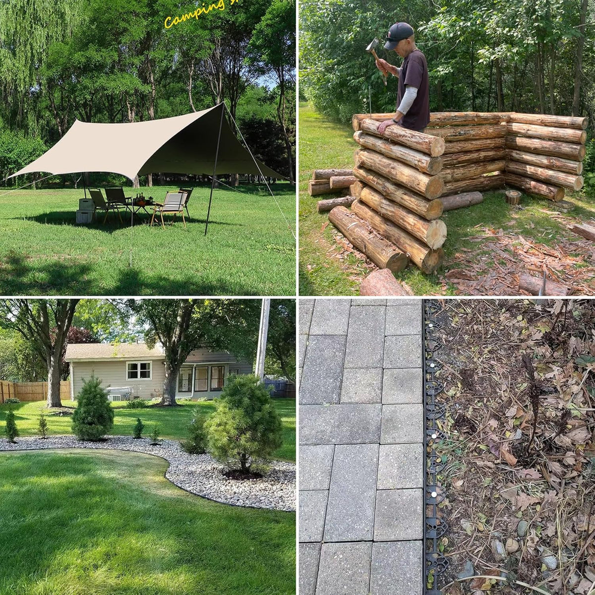 14 Inch Heavy Duty Spiral Landscape Spikes Solid Galvanized Metal Garden Stakes for Speed Bump