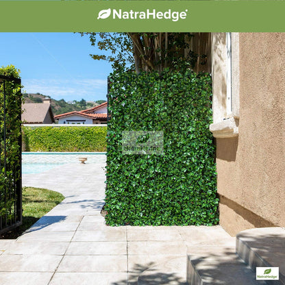 NatraHedge Artificial English Laurel Leaf Expandable Lattice Privacy Fence Screen