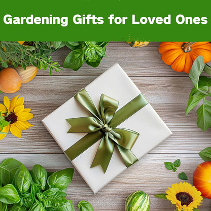 Lush&Dew Pet-Friendly Heirloom Seed Bank, Gardening Gifts for Women Men, 16 Varieties 15,000+