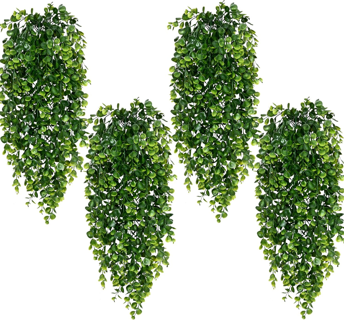 Waipfaru 8Pcs Fake Hanging Plants 2.7ft Fake Plants UV Resistant Fake Vines Artificial Decor for
