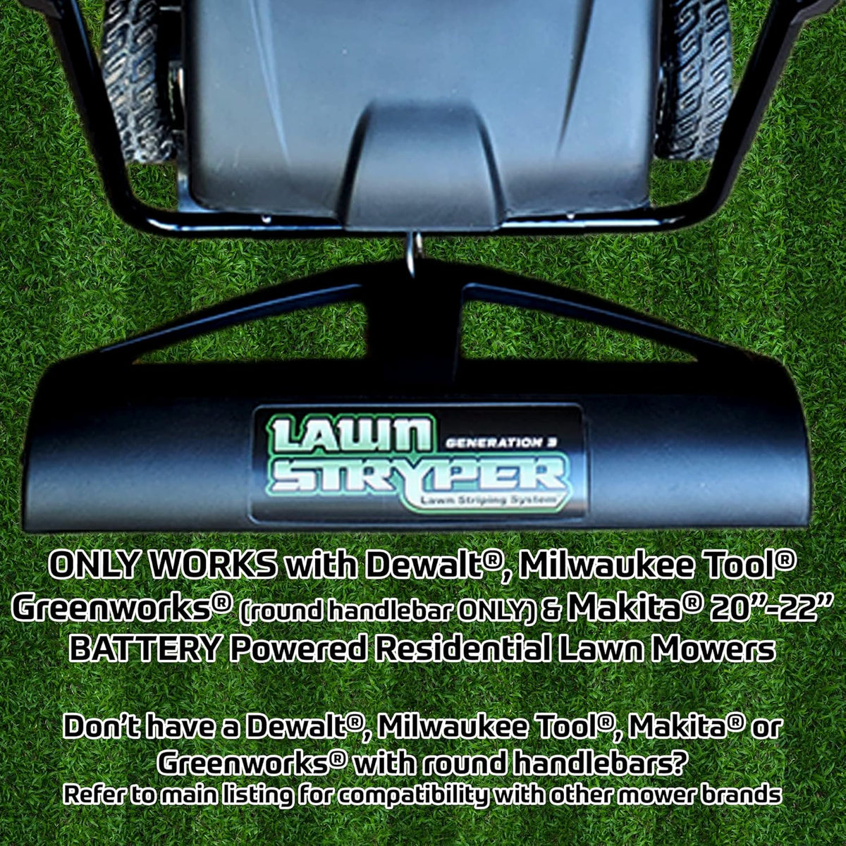 Generation 3-Lawn Striping System/Stripe Your Lawn Like A Ballpark/ONLY Works with ARIENS Razor