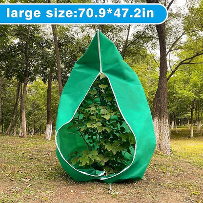 4 Pack Plant Covers Freeze Protection(71" x 47.3"),2.82 oz/sq yd Non-Woven Fabric,Frost Covers with
