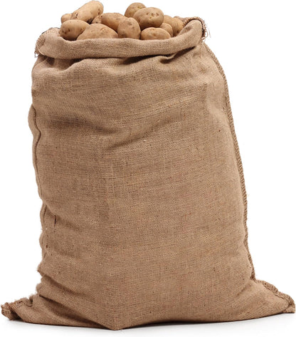 Sandbaggy Large Burlap Bags 18" x 30" - Burlap Bags for Planting/Gardening (Pack of 10)