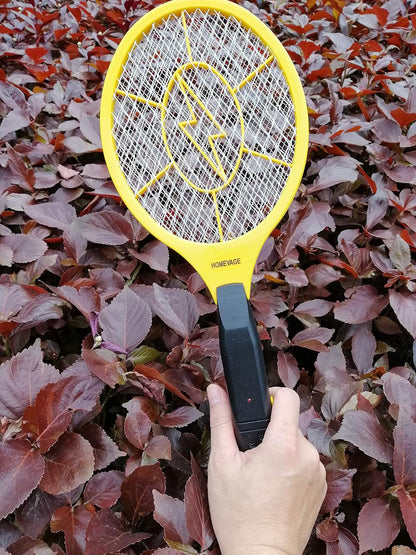 Electric Fly Swatter - Bug Zapper - Best High Voltage Handheld Mosquito Killer - Wasp, Fruit Fly