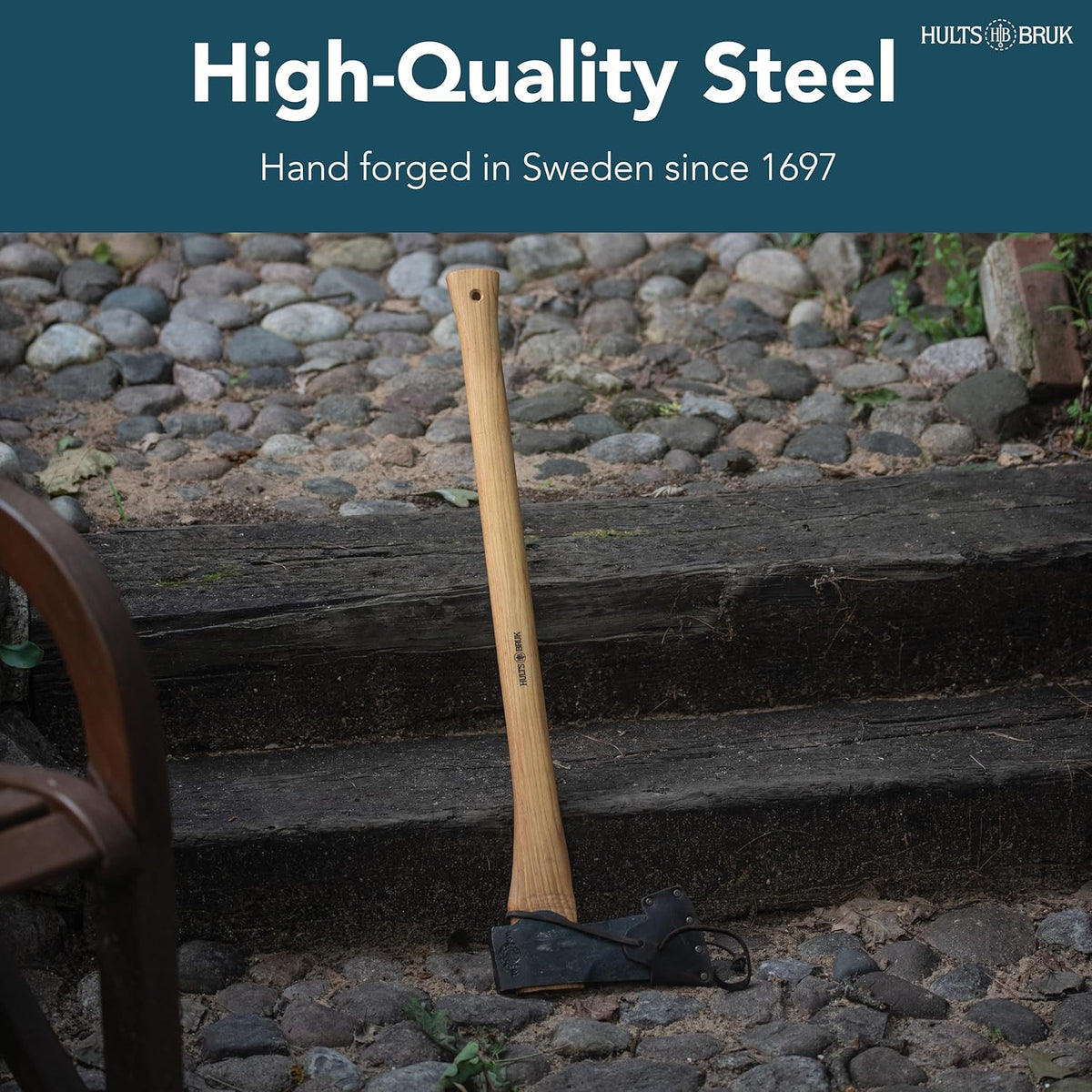 Hults Bruk 840740 Sarek Splitting Axe - 3.5 lb Head, 30" Handle