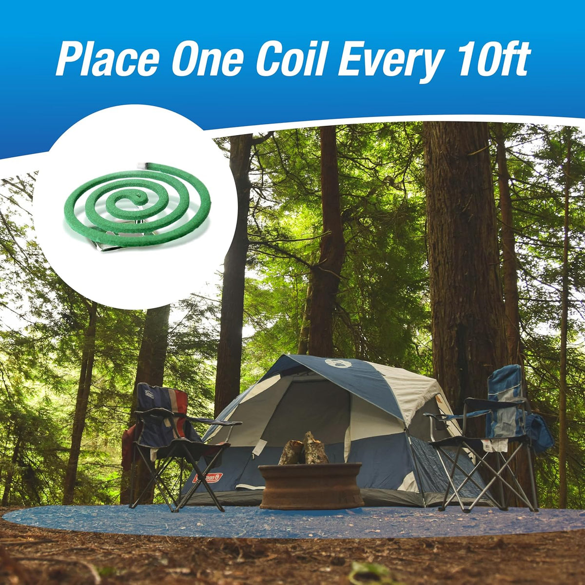 Pic Mosquito Repellent Coils (Box of 10 Coils), Package May Vary