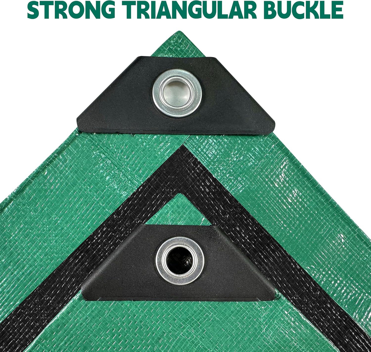 Tarp 6x8 ft Heavy Duty 100% Waterproof 10mil,UV Resistant,Durable Grommets and Reinforced Edges