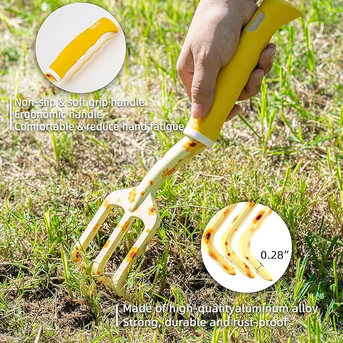 Sunflower Gardening Gifts for Women, Garden Tool Set, Heavy Duty Gardening Hand Tools with Garden