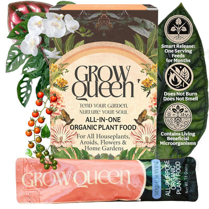 All-in-One Complete Organic Plant Food, Indoor Plant Fertilizer, for Houseplants, Organic