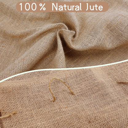 Kmise Premium Tightly Woven Burlap Potato Sack Race Bags (Pack of 6)，48"x25" Natural Jute Burlap