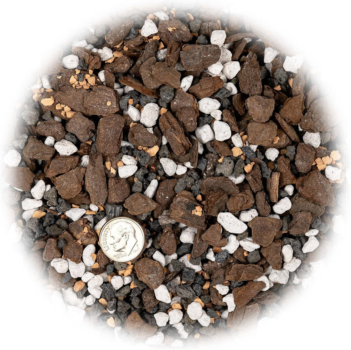 Premium Bonsai Soil All Purpose Fast Draining Mix - Pumice, Lava, Calcined Clay and Pine Bark