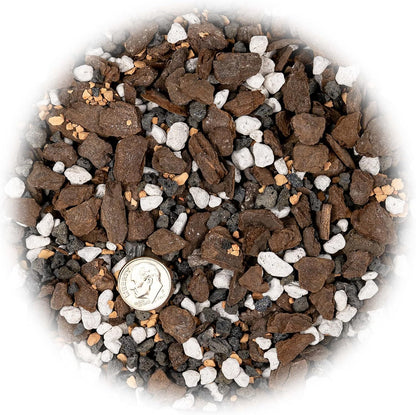 Premium Bonsai Soil All Purpose Fast Draining Mix - Pumice, Lava, Calcined Clay and Pine Bark