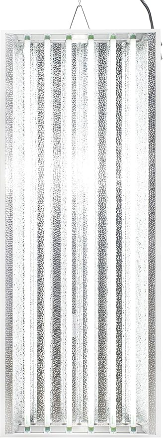 4Ft X 18In 6Lamps 300W T5 Fluorescent Grow Lights with 6500K Grow Lamps and 30000 Lumens & High