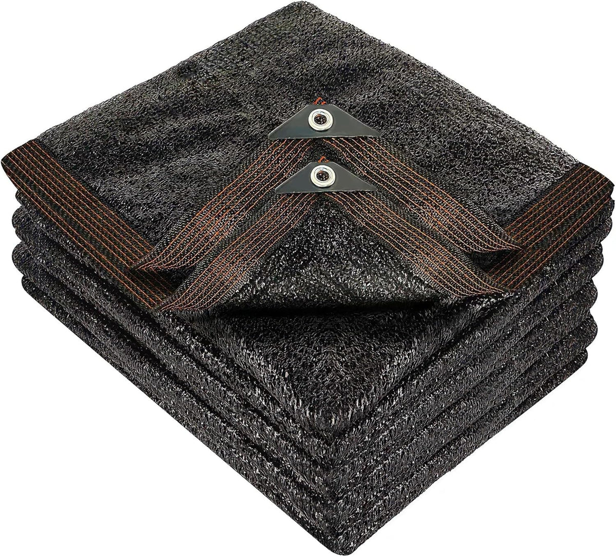 winemana 50% Black Shade Cloth, 14 x 20 FT Durable Mesh Tarp with Grommets, Garden Sunblock Shade