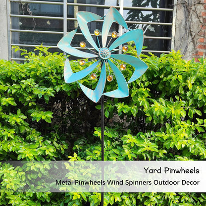Wind Spinners Outdoor, 10 inch Wind Sculptures & Spinners, Metal Kinetic Wind Spinner, Decorative