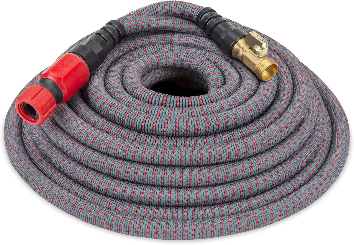 HydroTech 5/8" 200 ft Expandable Garden Hose - Flexible, Lightweight, Durable and Burst-Proof Hose
