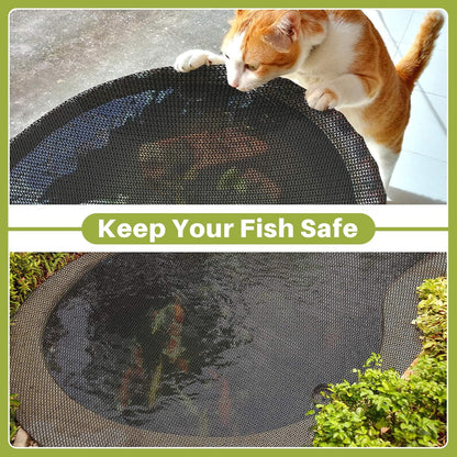 Koi Pond Netting Kit 15 x 20ft, Heavy-Duty Pe, Bird Deer Fence Netting, Durable Net Cover for