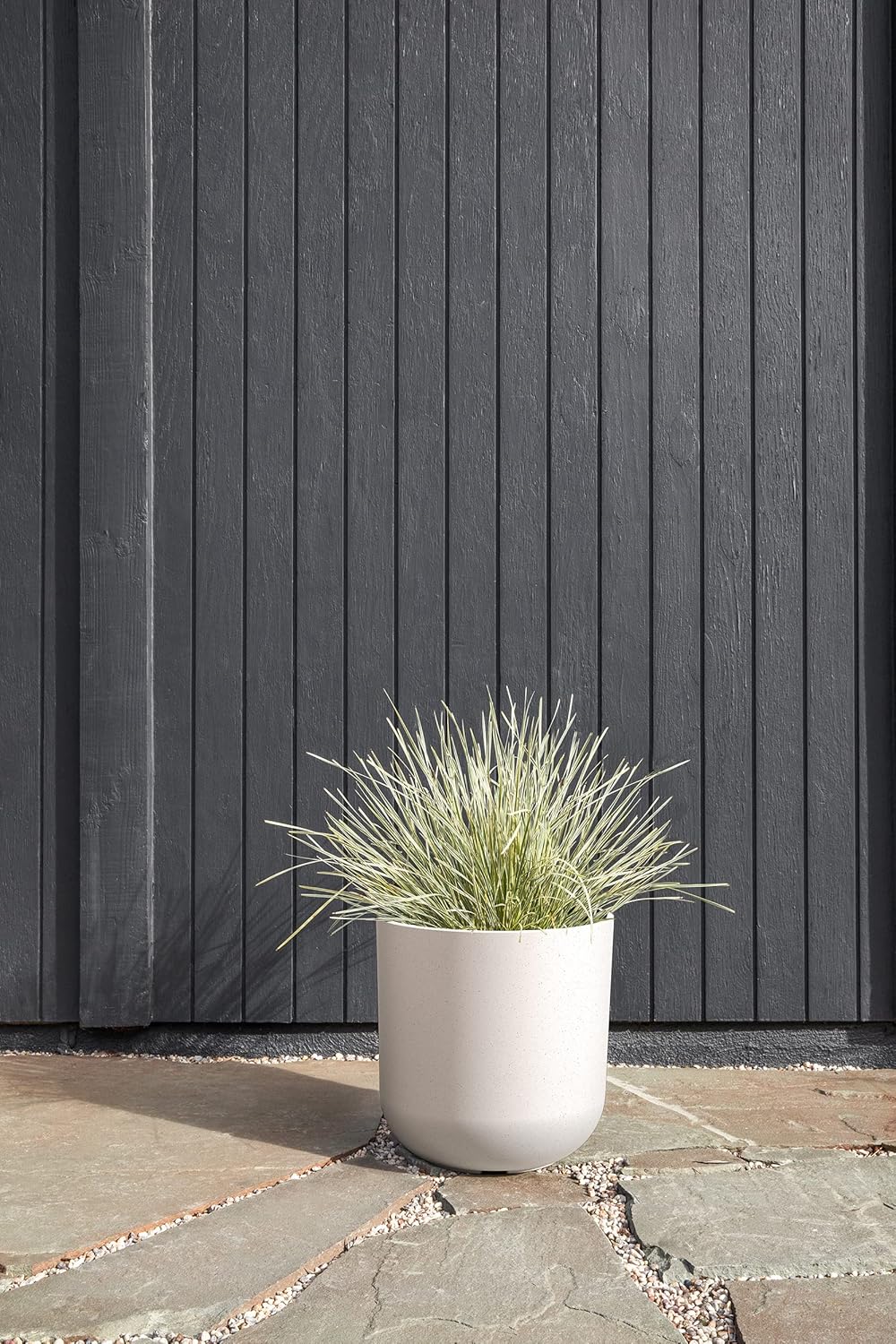 Veradek Mason Series Lima Planter - Round Planter for Indoor or Outdoor Porch/Garden | Made from