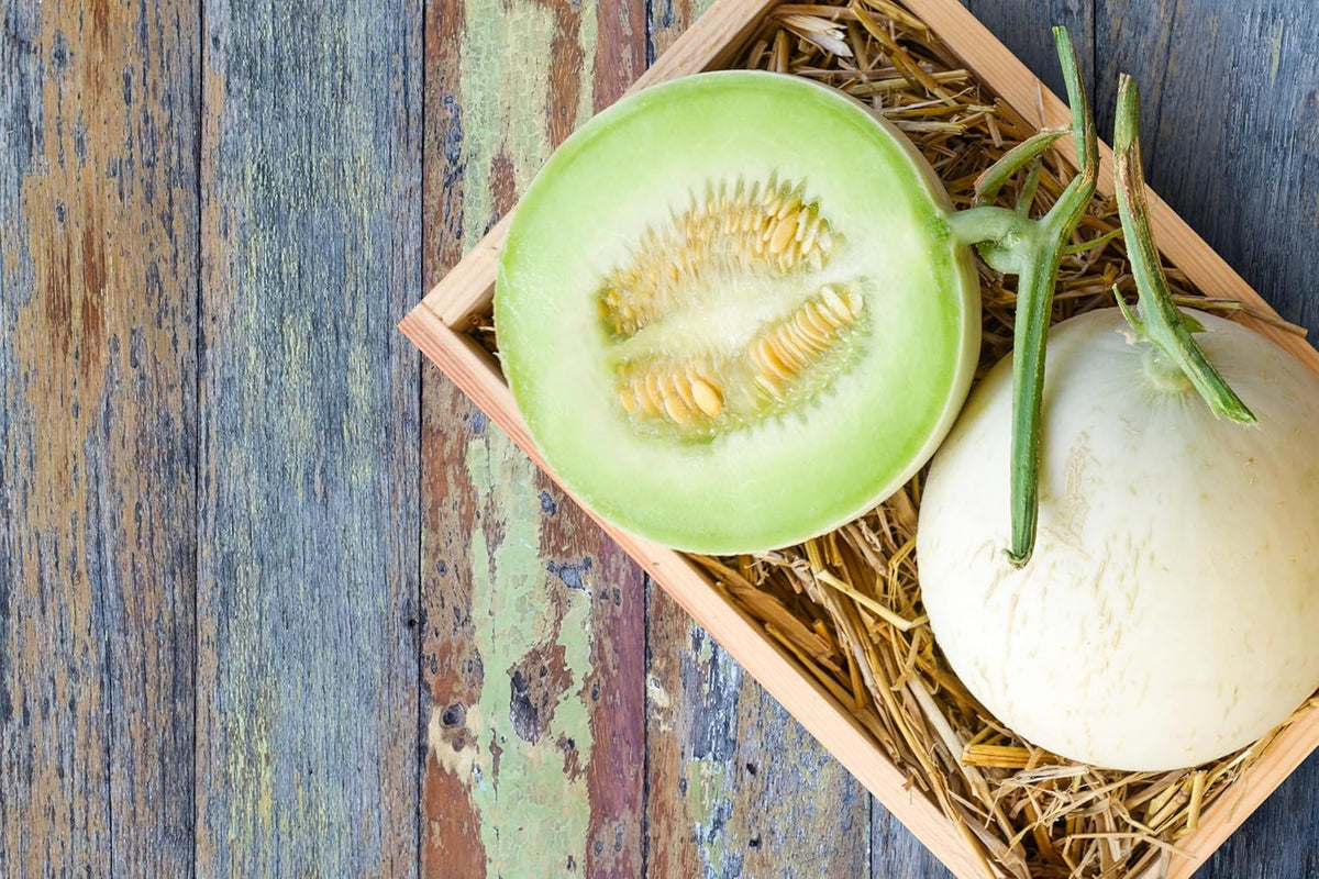 Melon Seeds Variety Pack for Planting – 4 Non-GMO Heirloom Varieties: Crimson Sweet & Sugar Baby