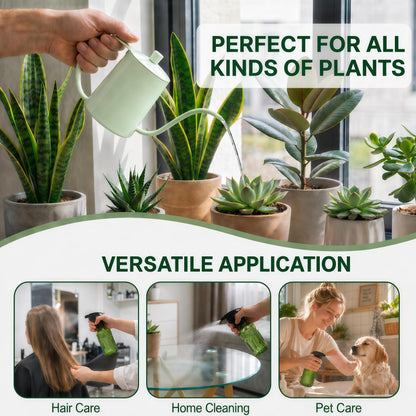 Amzgo 2 Pack Small Watering Can for Indoor Plants, 20 oz Metal Plant Watering Can with Long Spout