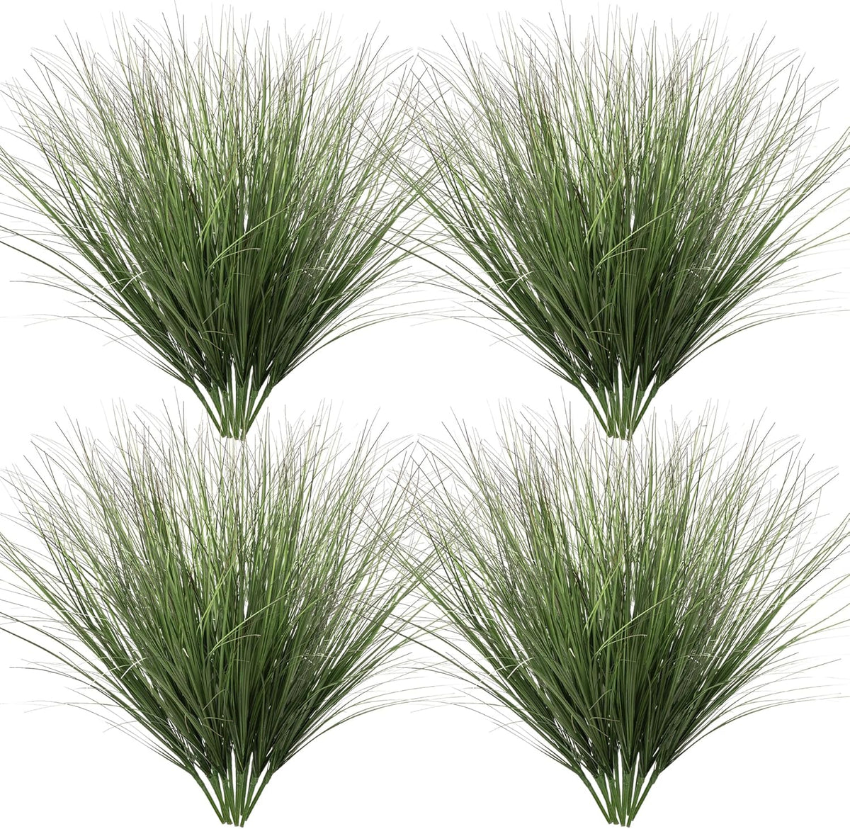 48PCS Fake Plants Artificial Wheat Grass Greenery Plastic Plants Fake Grass Artificial Plants for