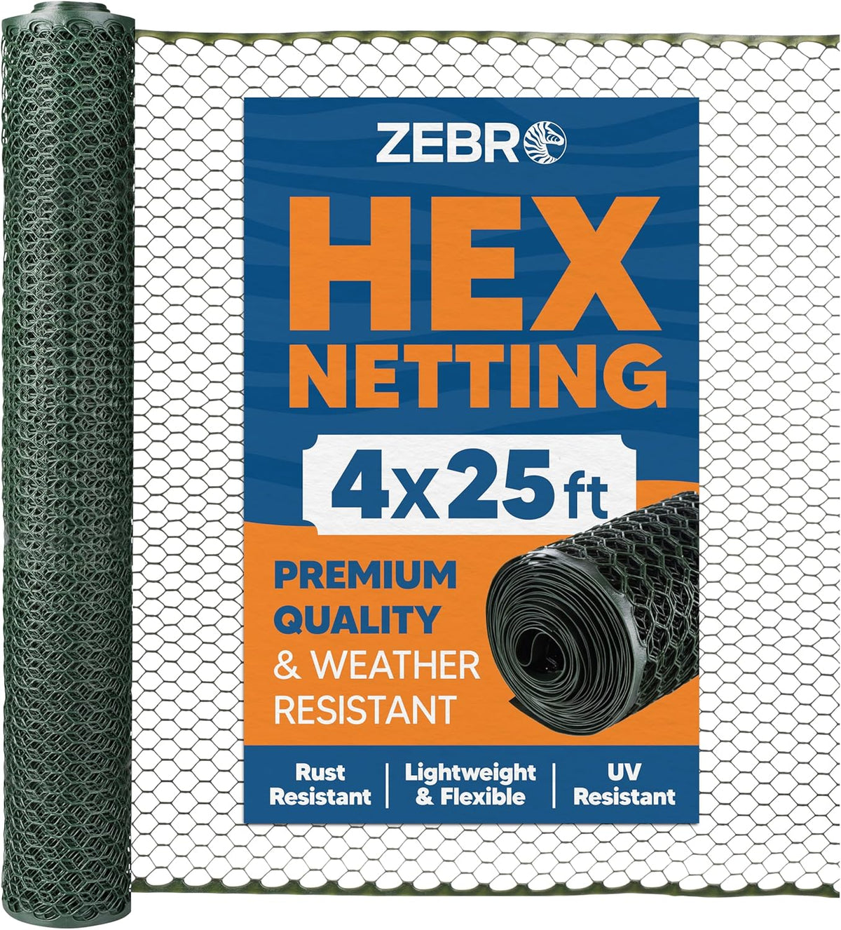 Zebro Plastic Chicken Wire Fence – Flexible Poultry Netting & Garden Fence for Chicken Coops