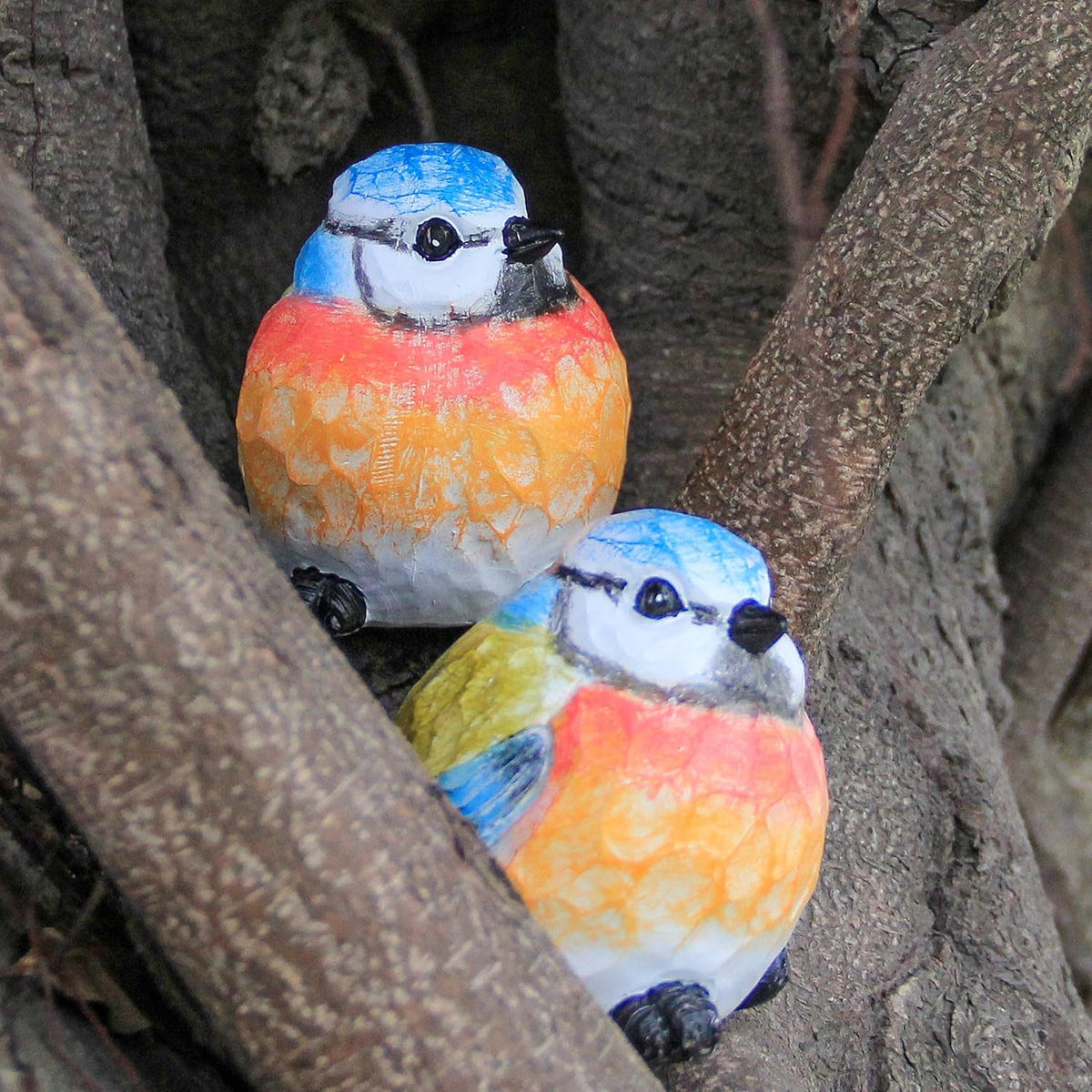 Bird Statue for Garden Decoration,A Set of 2 Pieces Garden Sculptures & Statues,Animal Bird