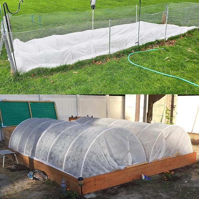 Plant Covers Freeze Protection 10x30ft Frost Cloth Blanket Floating Row Cover for Winter Protection