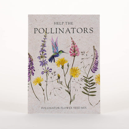 Bentley Seed Co. | Help Pollinators Kraft Hummingbird | 25 Non-GMO, Non-Coated Wildflower Seed