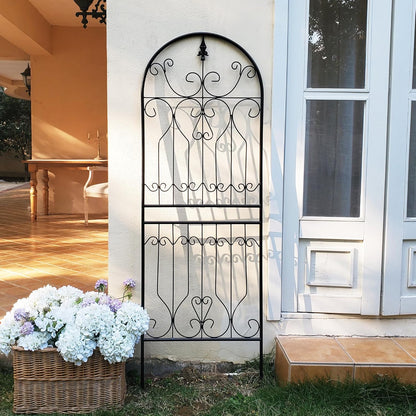 SCENDOR Trellis for Climbing Plants 70.8" H x 24.5" W Metal Premium Quality Material Rust-Resistant