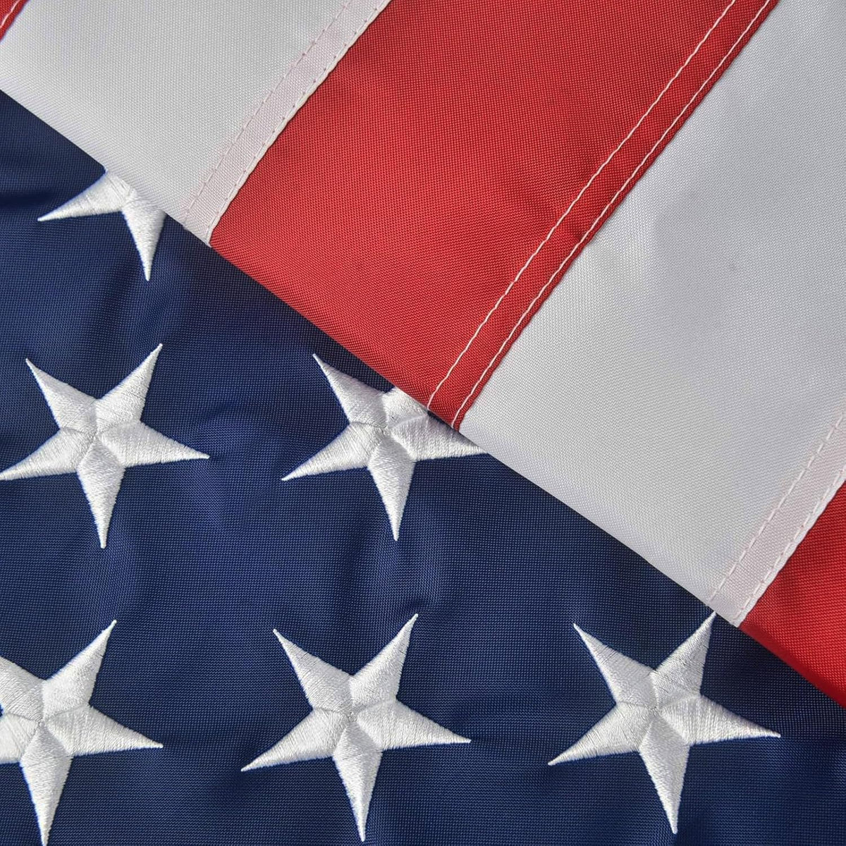 American Flag 3x5 Outdoor, US Flag/USA Flag with 300D Oxford Polyester, Sewn Stripes, Brass