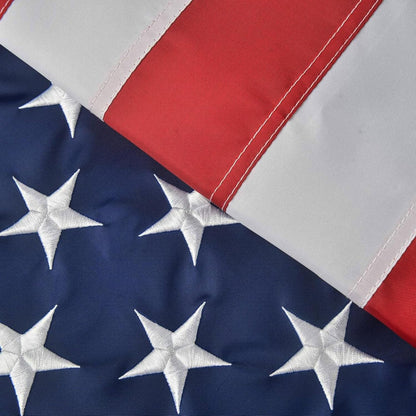 American Flag 3x5 Outdoor, US Flag/USA Flag with 300D Oxford Polyester, Sewn Stripes, Brass