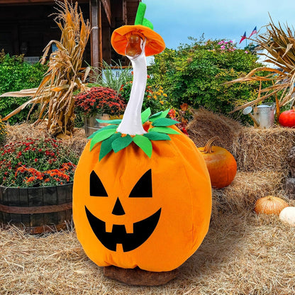 Halloween Pumpkin Goose Outfit Porch Goose Clothes Yard Silly Lawn Duck Shirt for Cement Plastic