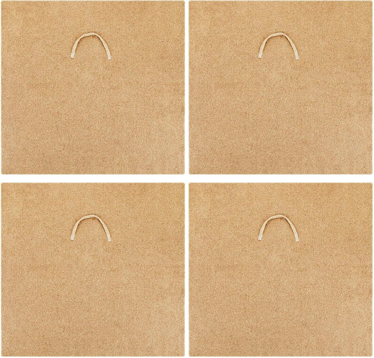 Zubebe 4 Pcs 2 ft x 2ft Worm Blanket Farm Kit Worm Bin Blanket Worms for Composting Fits Many Bin