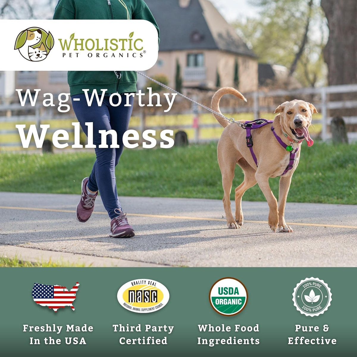 Wholistic Pet Organics Canine Complete - Dog Multivitamin Powder - 2 Lb - Daily Dog Vitamins and